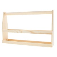 Houten bierkratje voor 6 flesjes